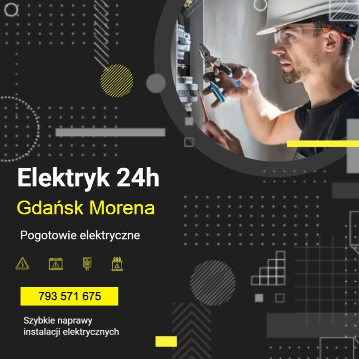 elektryk gdańsk morena 24h